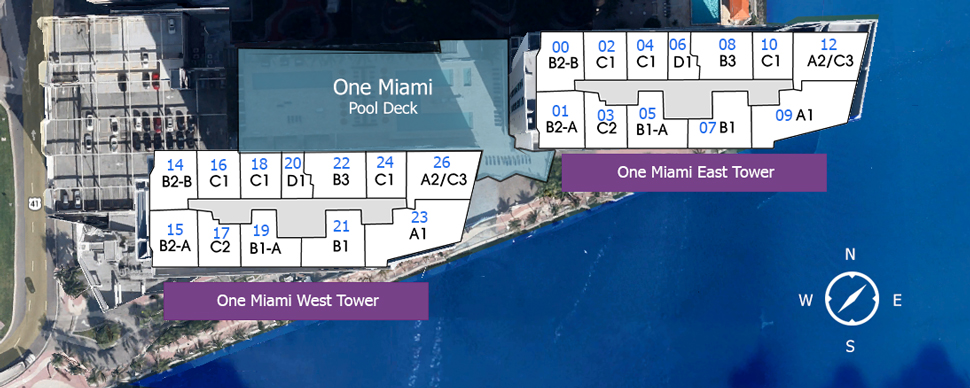 One Miami Floorplans Layout