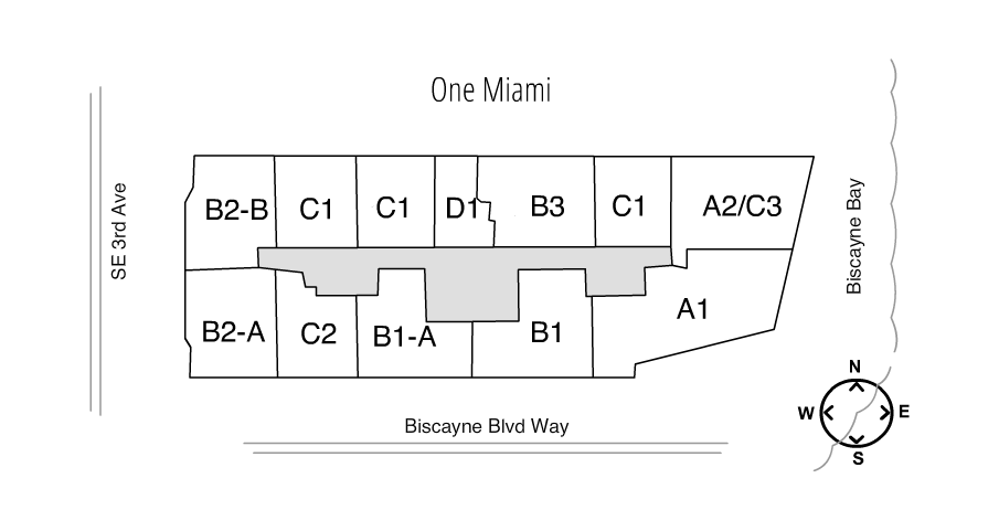 One Miami Floorplan Layout