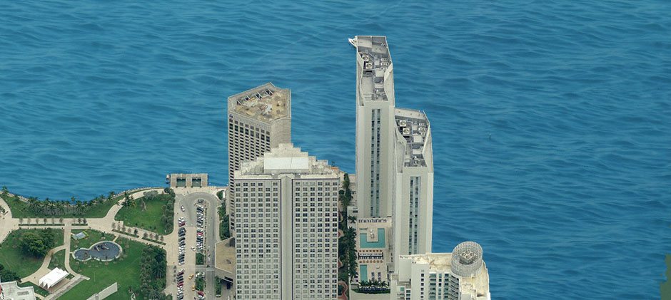 One Miami Arial View Angle 2