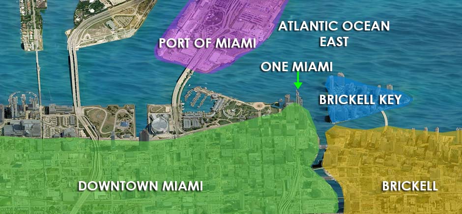 One Miami Arial View